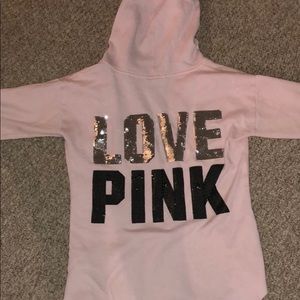 Victoria Secret Pink Sequined Hoodie